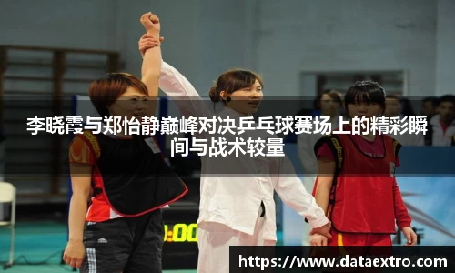 李晓霞与郑怡静巅峰对决乒乓球赛场上的精彩瞬间与战术较量